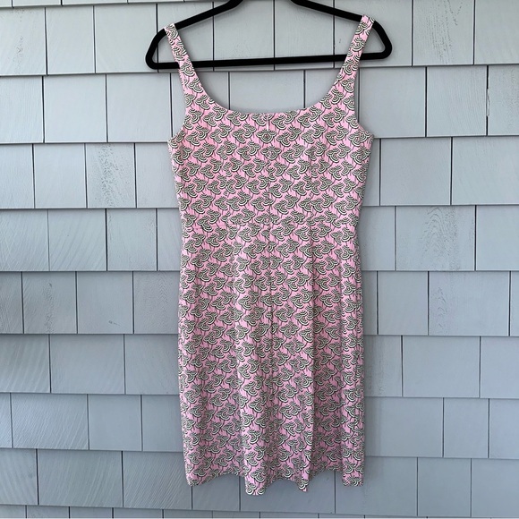 J.Crew Parasol Umbrella Print Pink Jacquard Tank Sheath Mini Dress Size 4 NWT - Picture 5 of 7